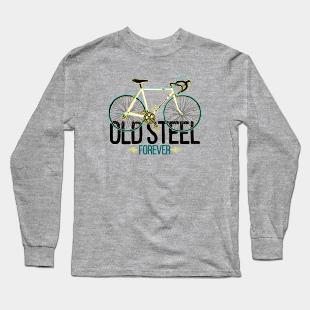 Old Steel Long Sleeve T-Shirt by Siegeworks